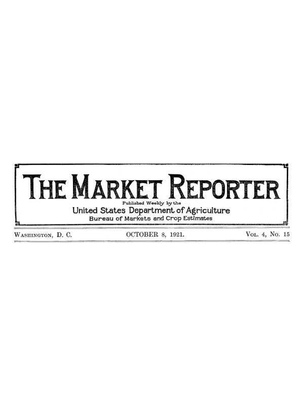 The Market Reporter. Vol. 4. No. 15
