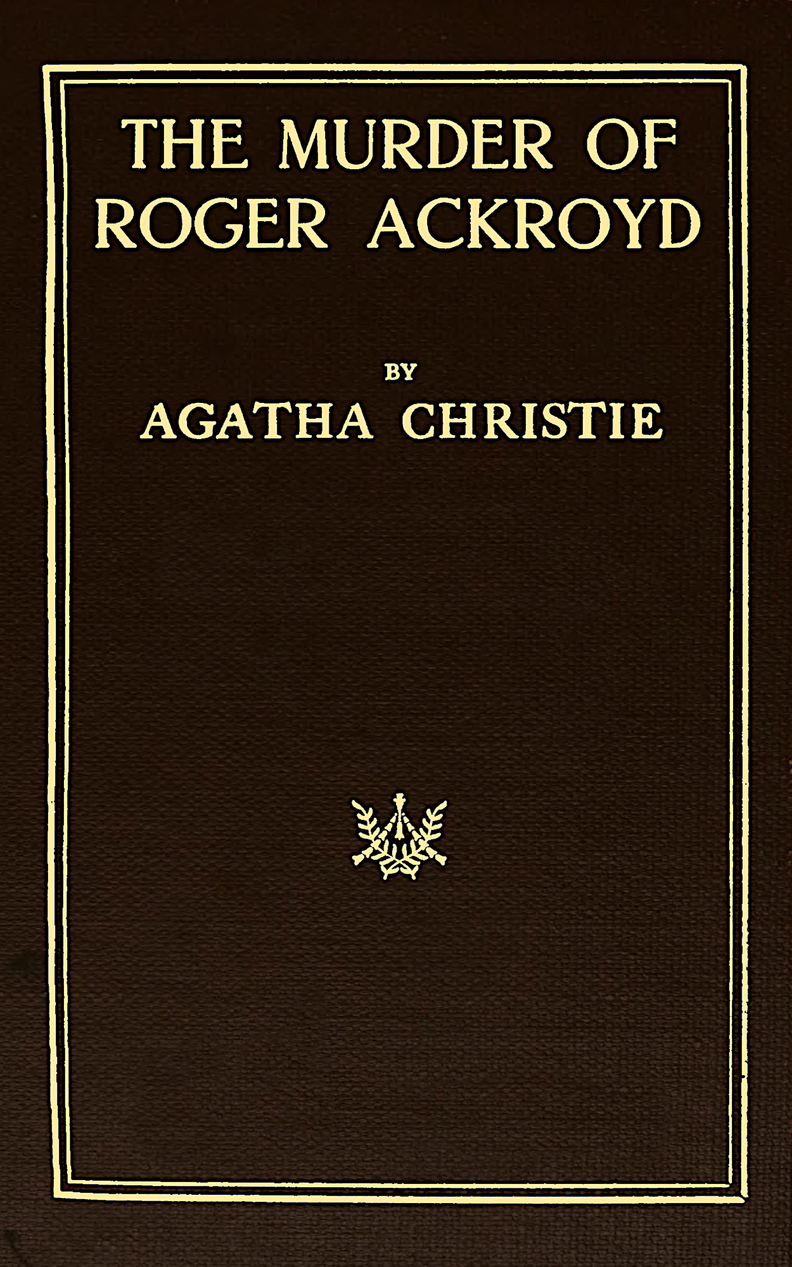The Murder of Roger Ackroyd