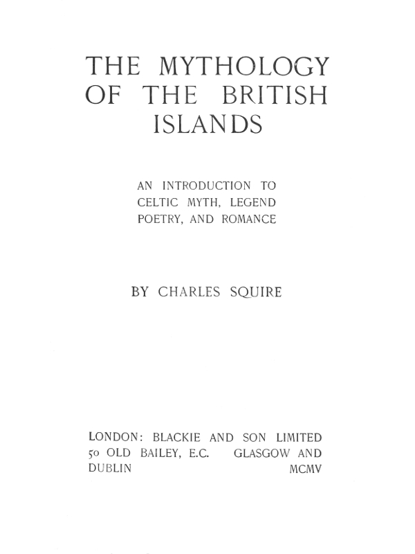 The Mythology of the British Islands