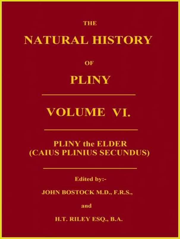 The Natural History of Pliny, Volume VI