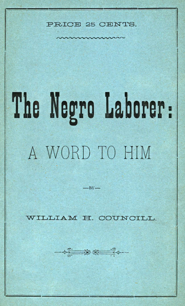 The Negro Laborer