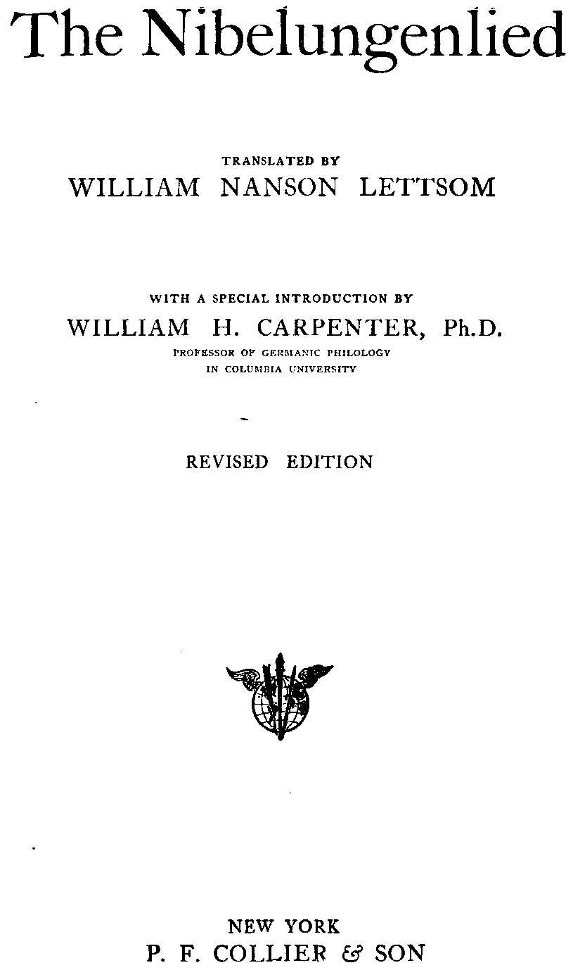 The Nibelungenlied