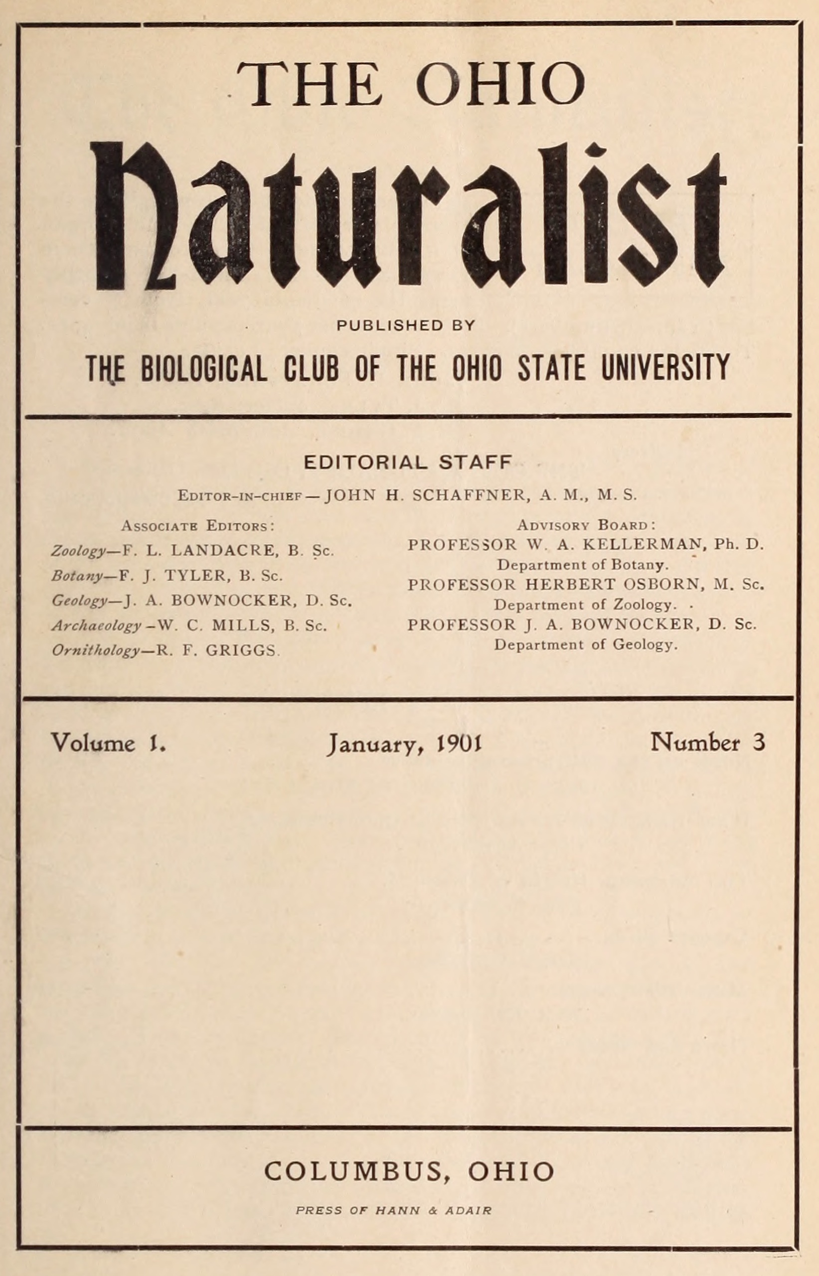 The Ohio Naturalist