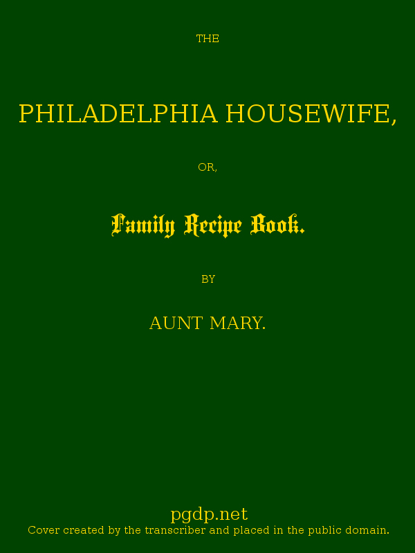 The Philadelphia Housewife