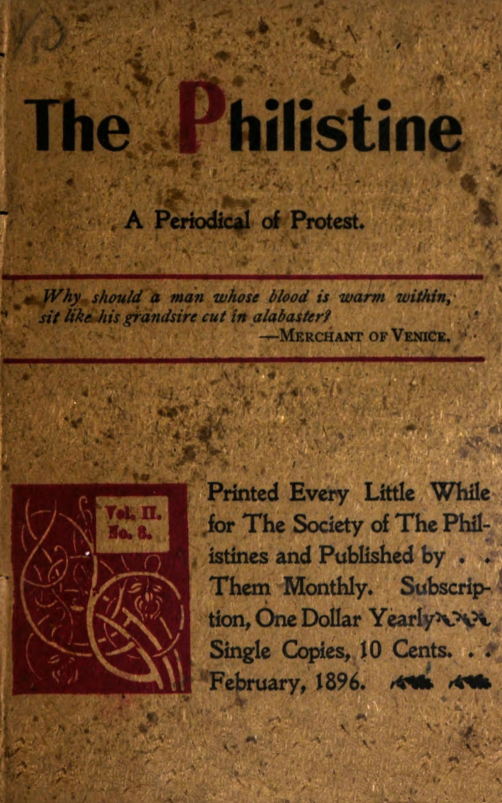 The Philistine: a periodical of protest (Vol. II, No. 3)