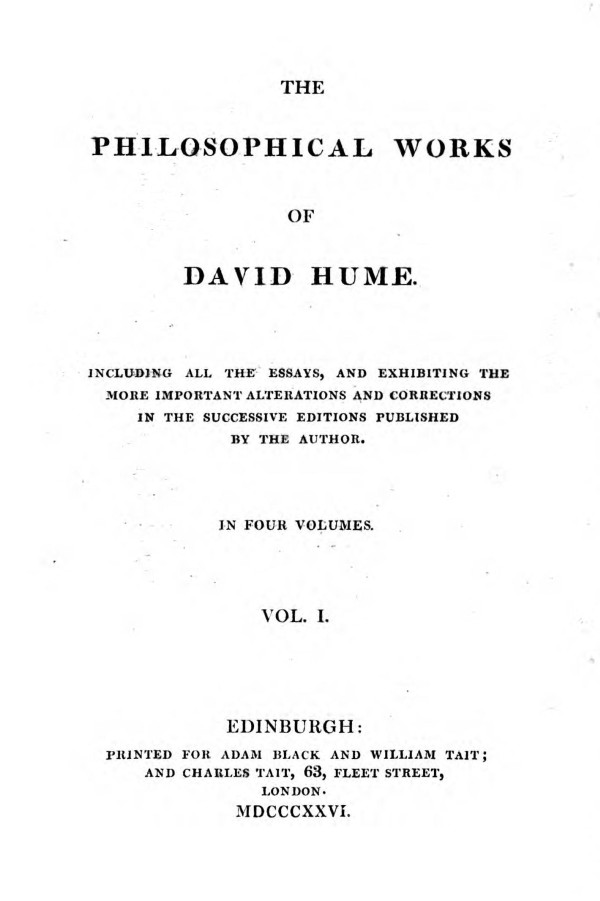 The Philosophical Works, Vol. I