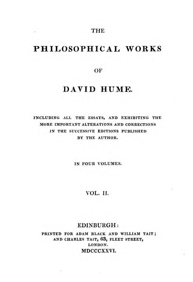 The Philosophical Works, Volume Second