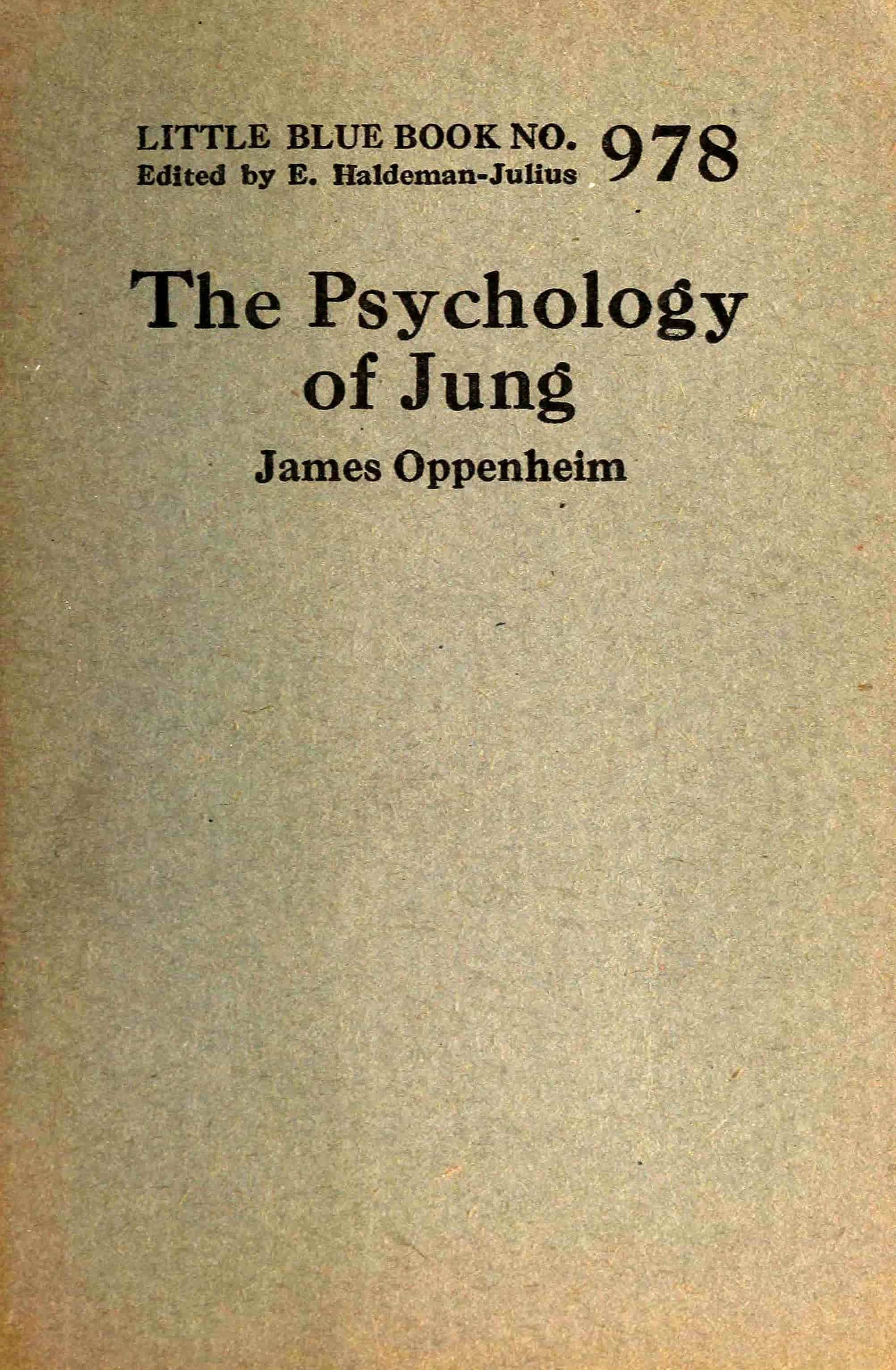 The Psychology of Jung