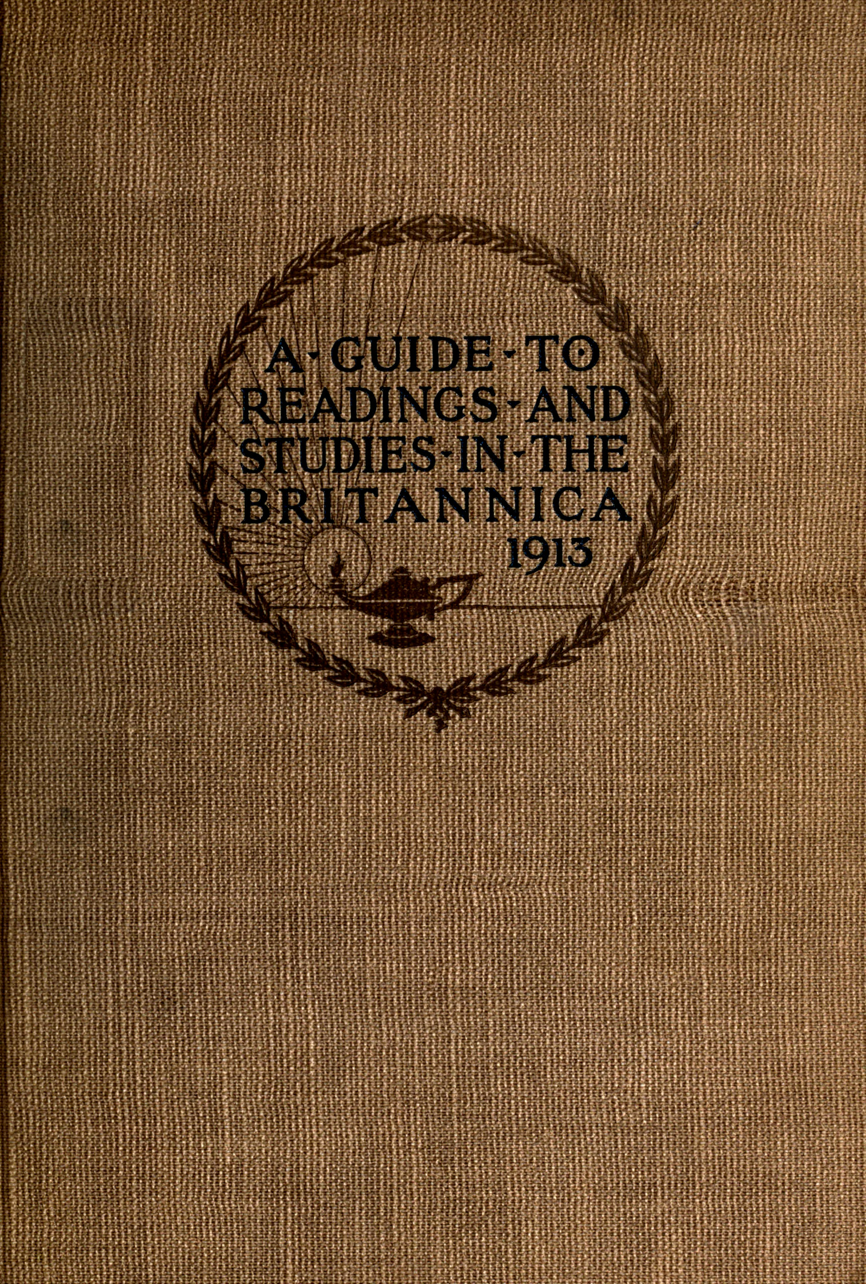 The Reader’s Guide to the Encyclopaedia Britannica