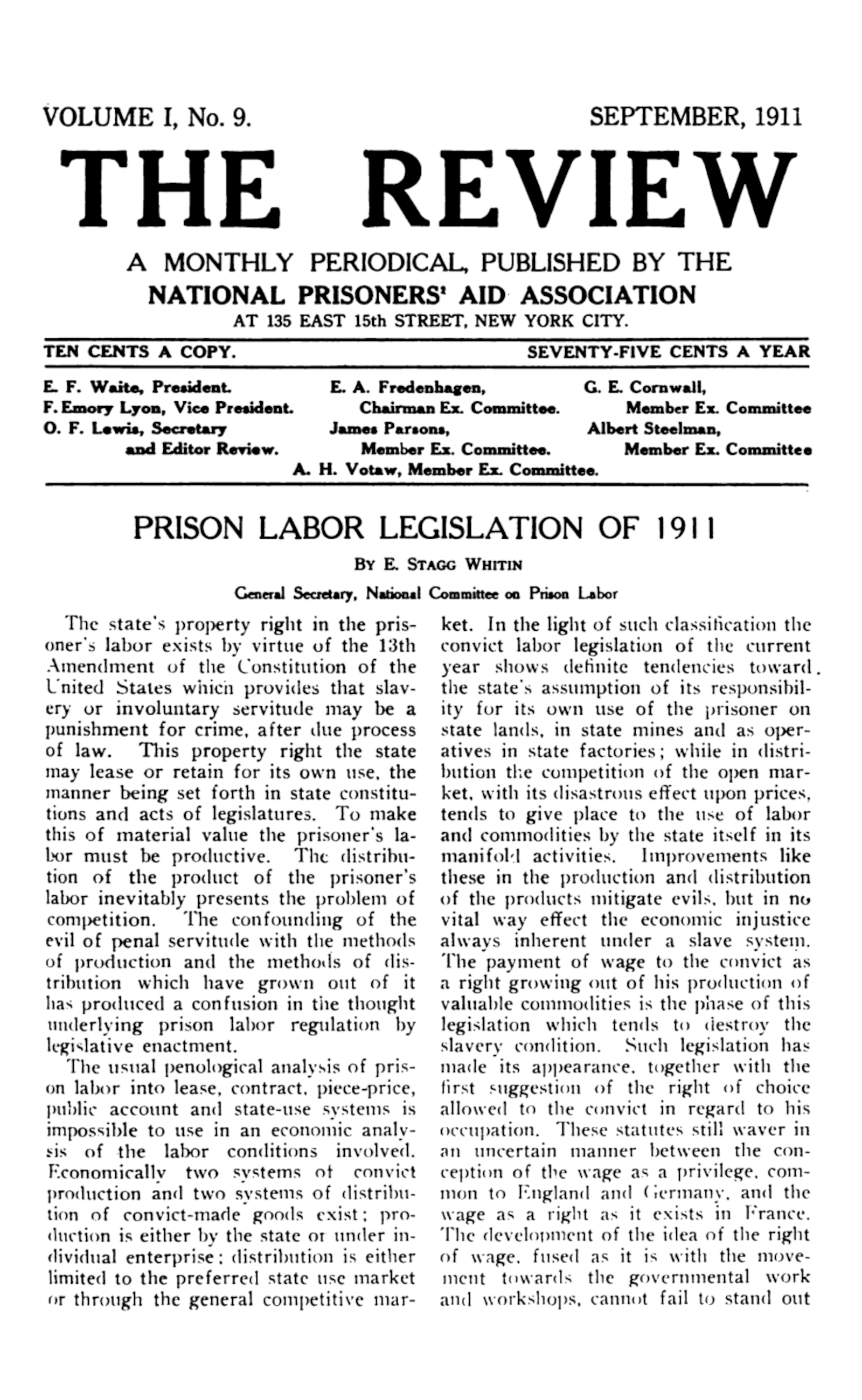 The Review, Vol. 1, No. 9