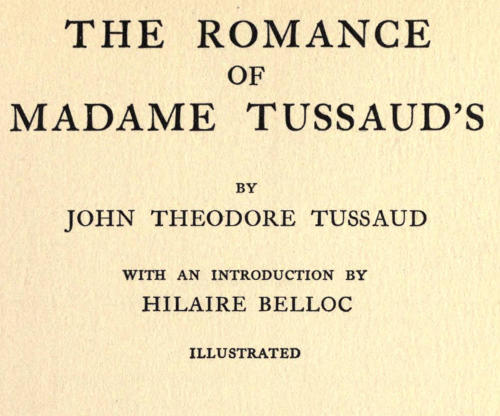 The Romance of Madame Tussaud’s