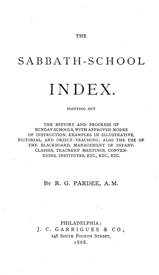 The Sabbath-School Index