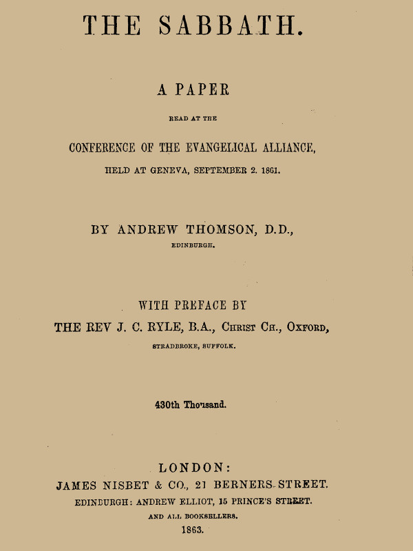 The Sabbath