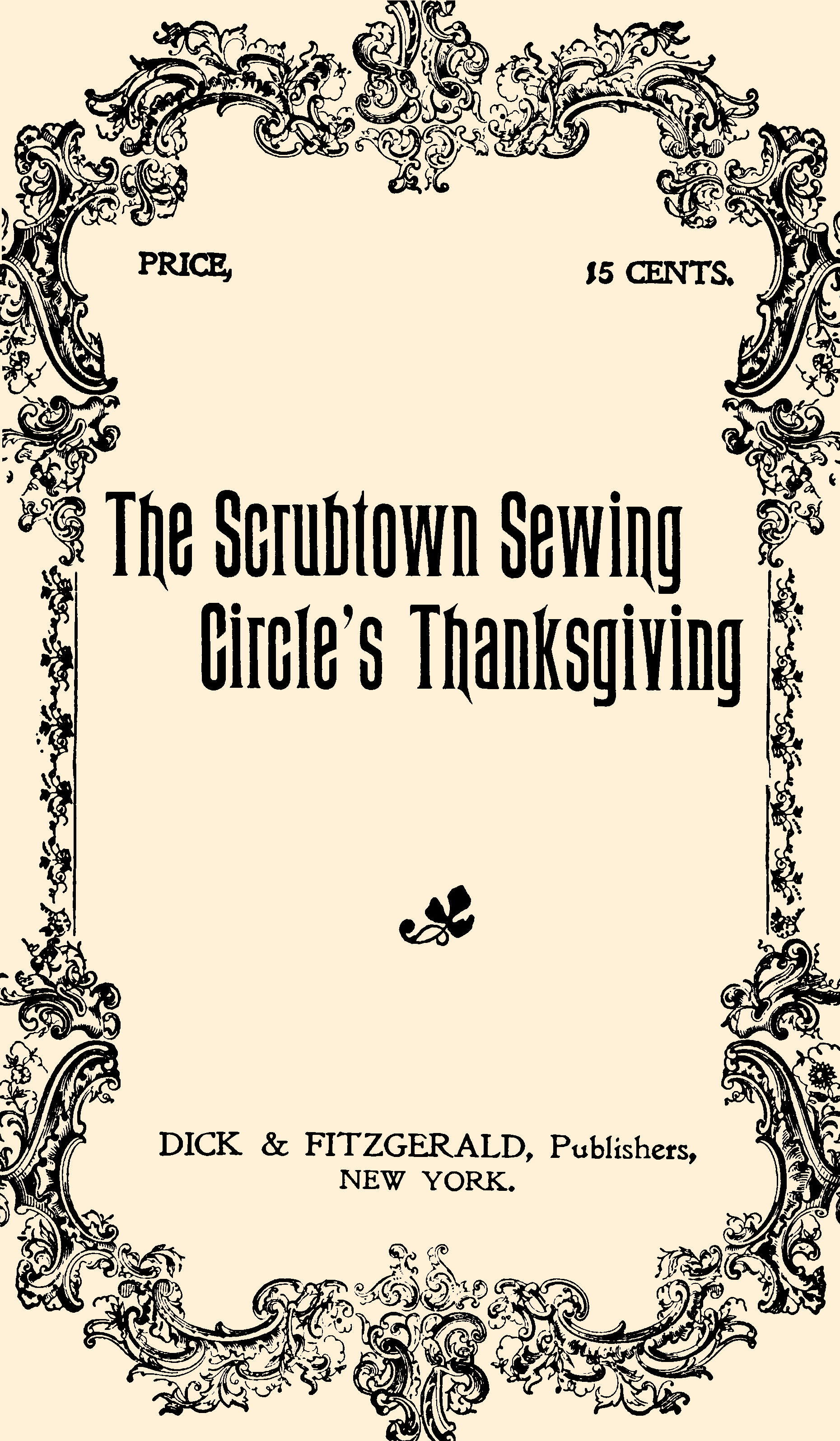 The Scrubtown sewing circle's Thanksgiving