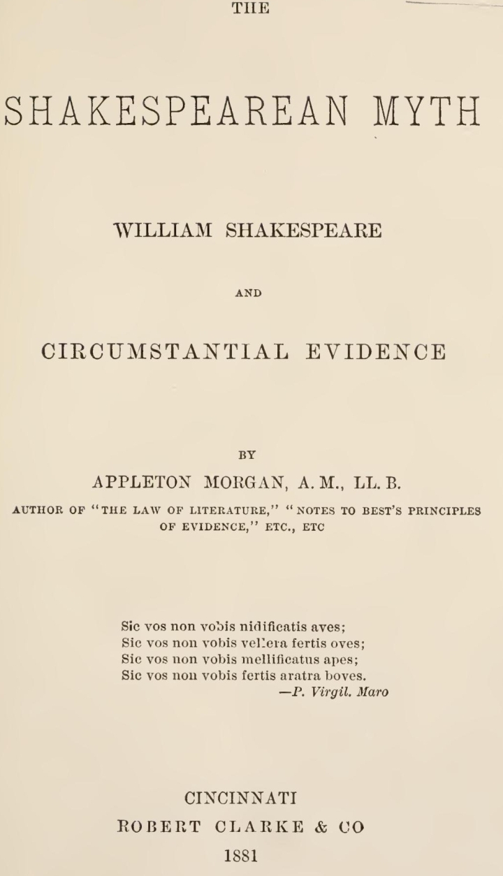 The Shakespearean Myth
