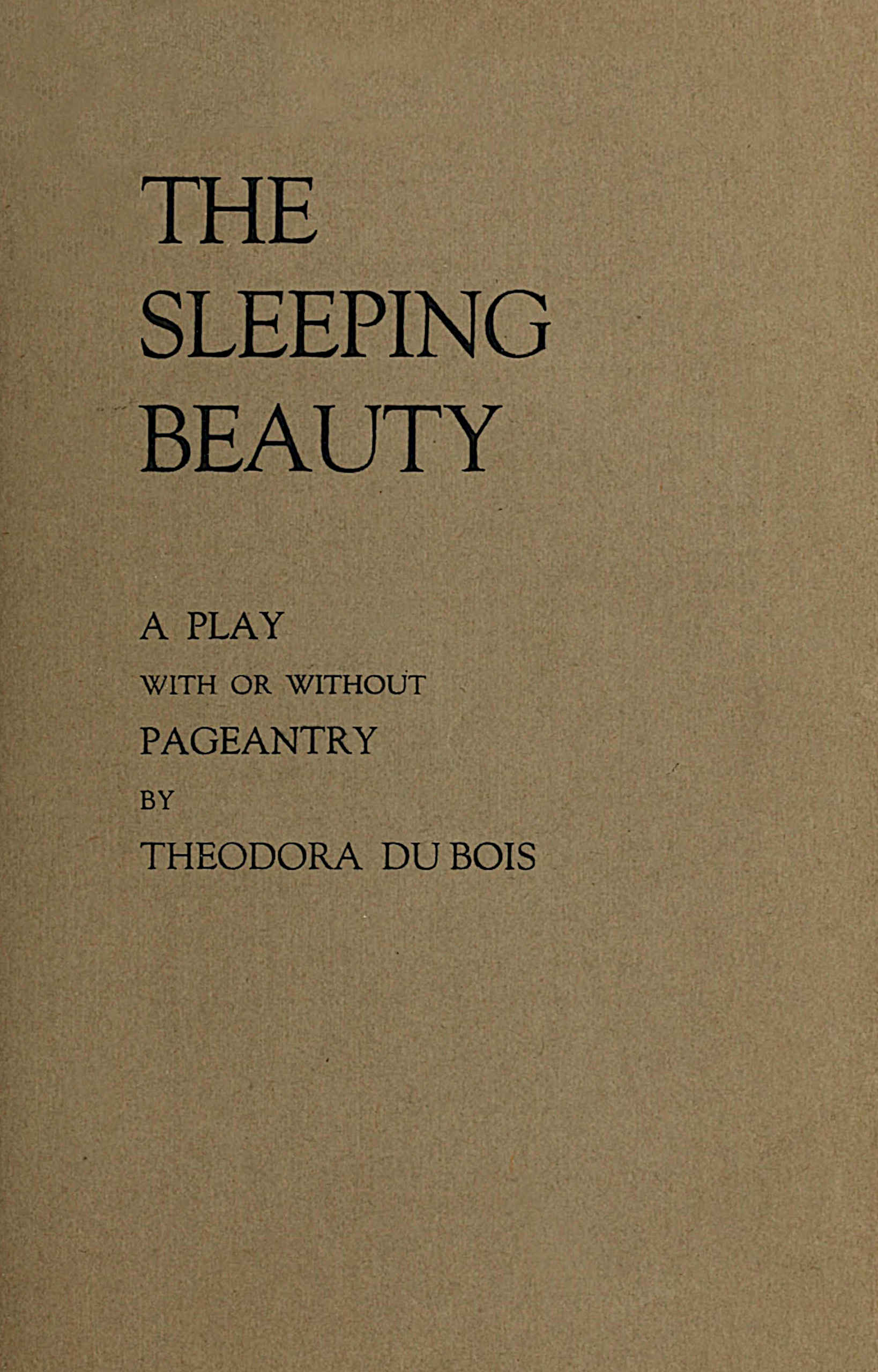 The sleeping beauty