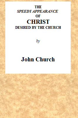 The Speedy Appearance of Christ