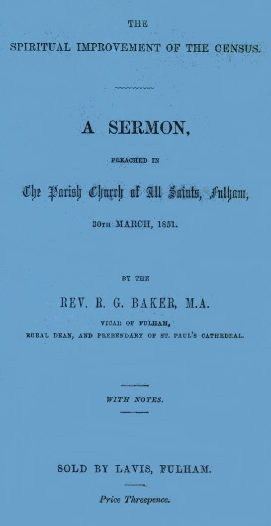 The Spiritual Improvement of the Census