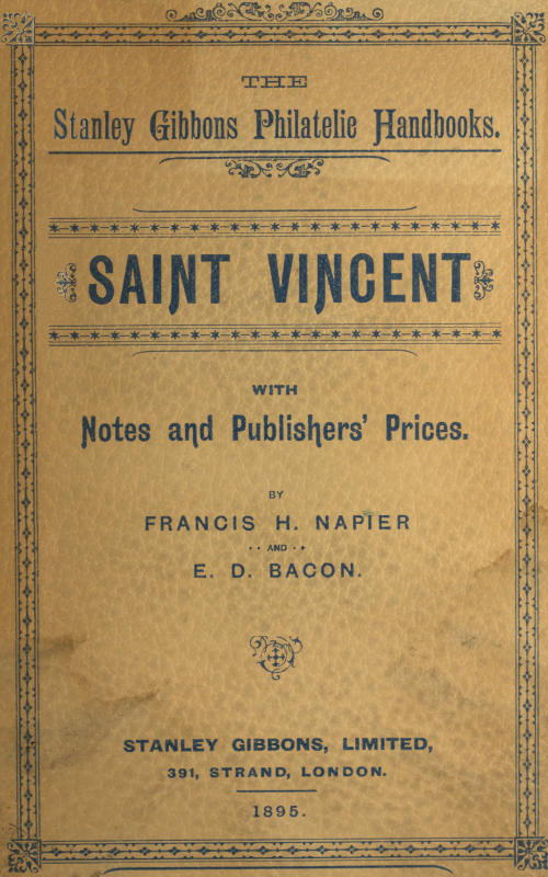 The Stanley Gibbons Philatelic Handbooks: Saint Vincent