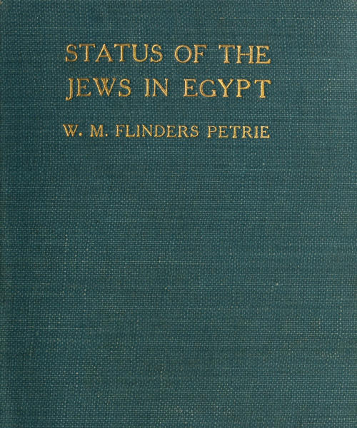 The Status of the Jews in Egypt