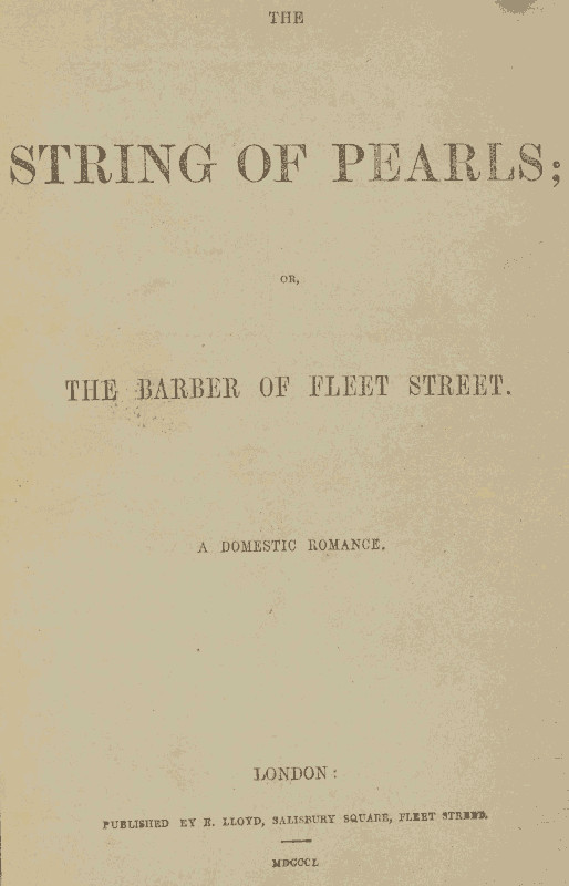 The String of Pearls