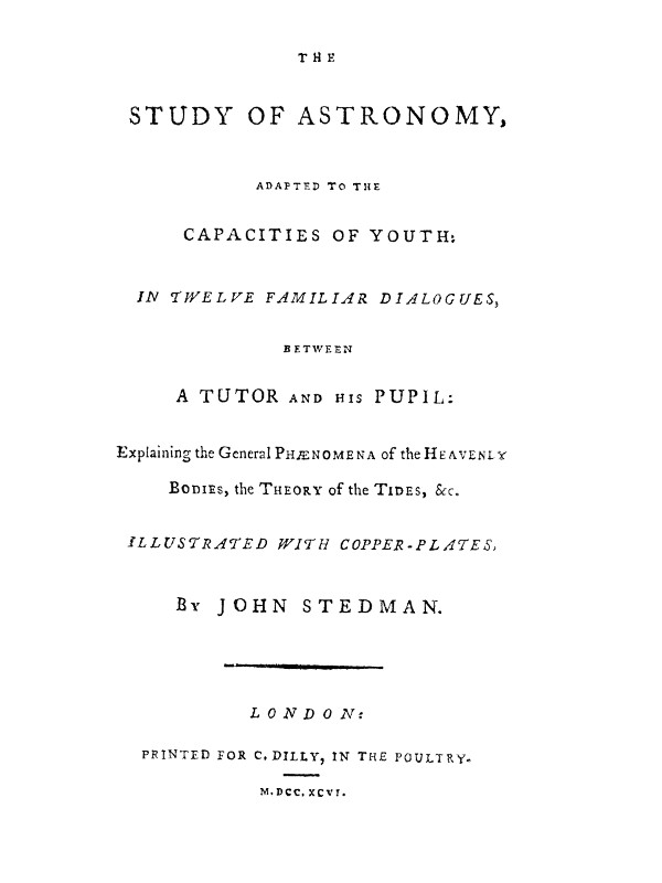The Study of Astronomy