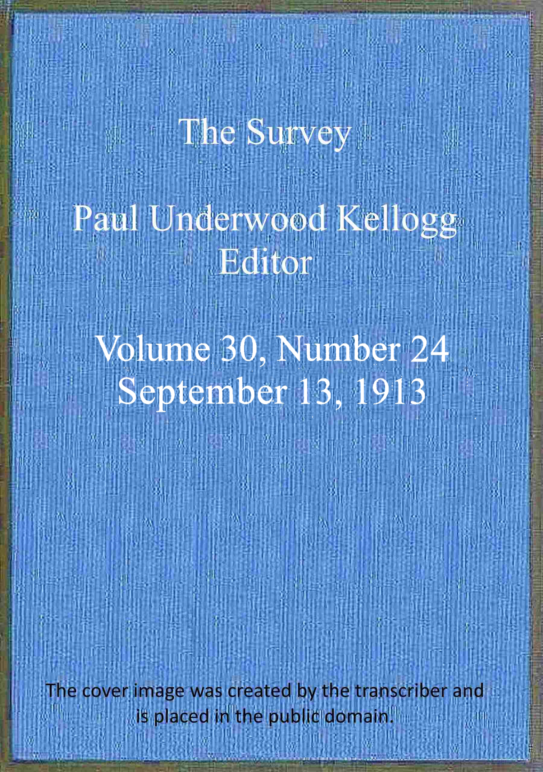 The Survey, Volume 30, No. 24