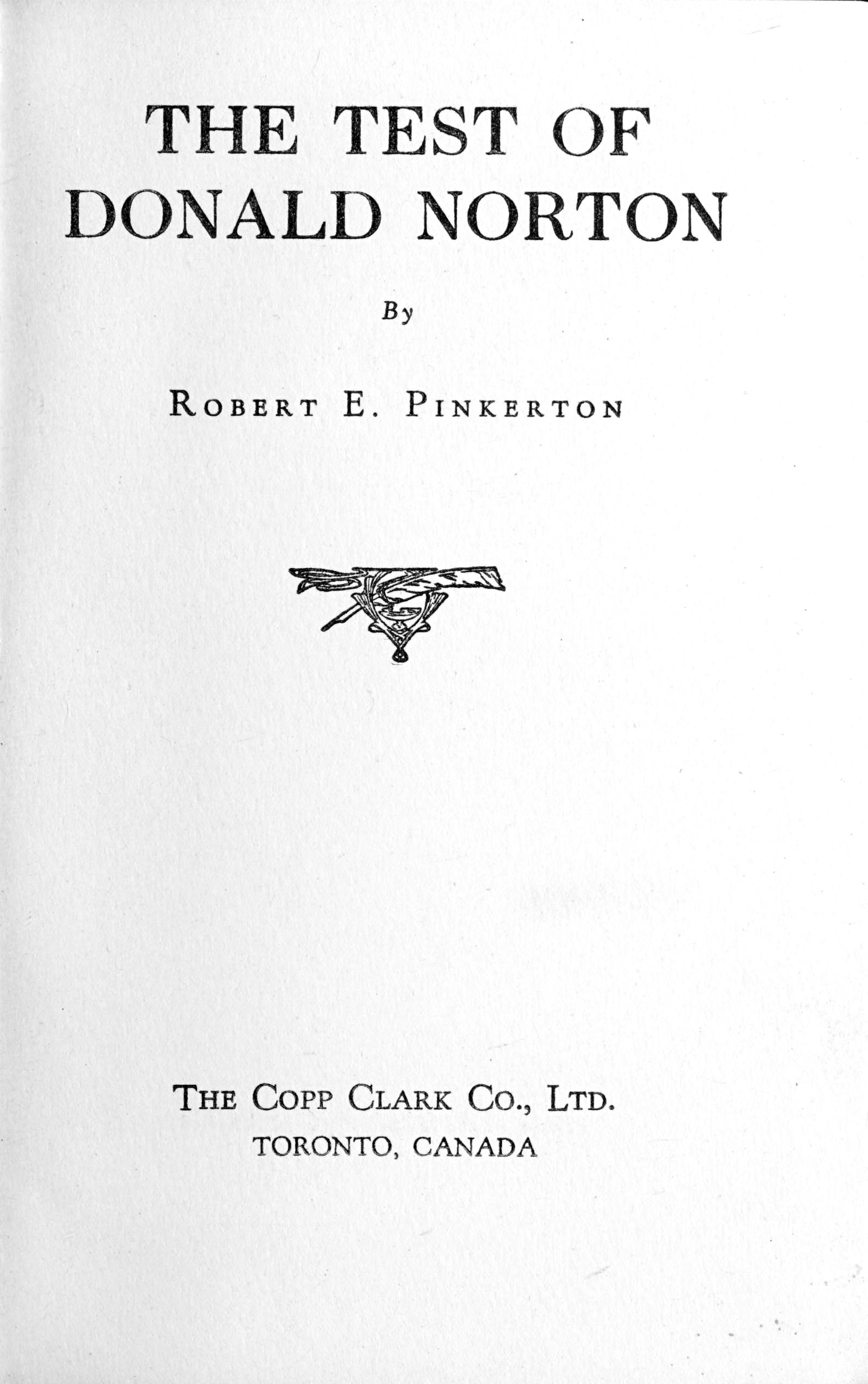 The Test of Donald Norton