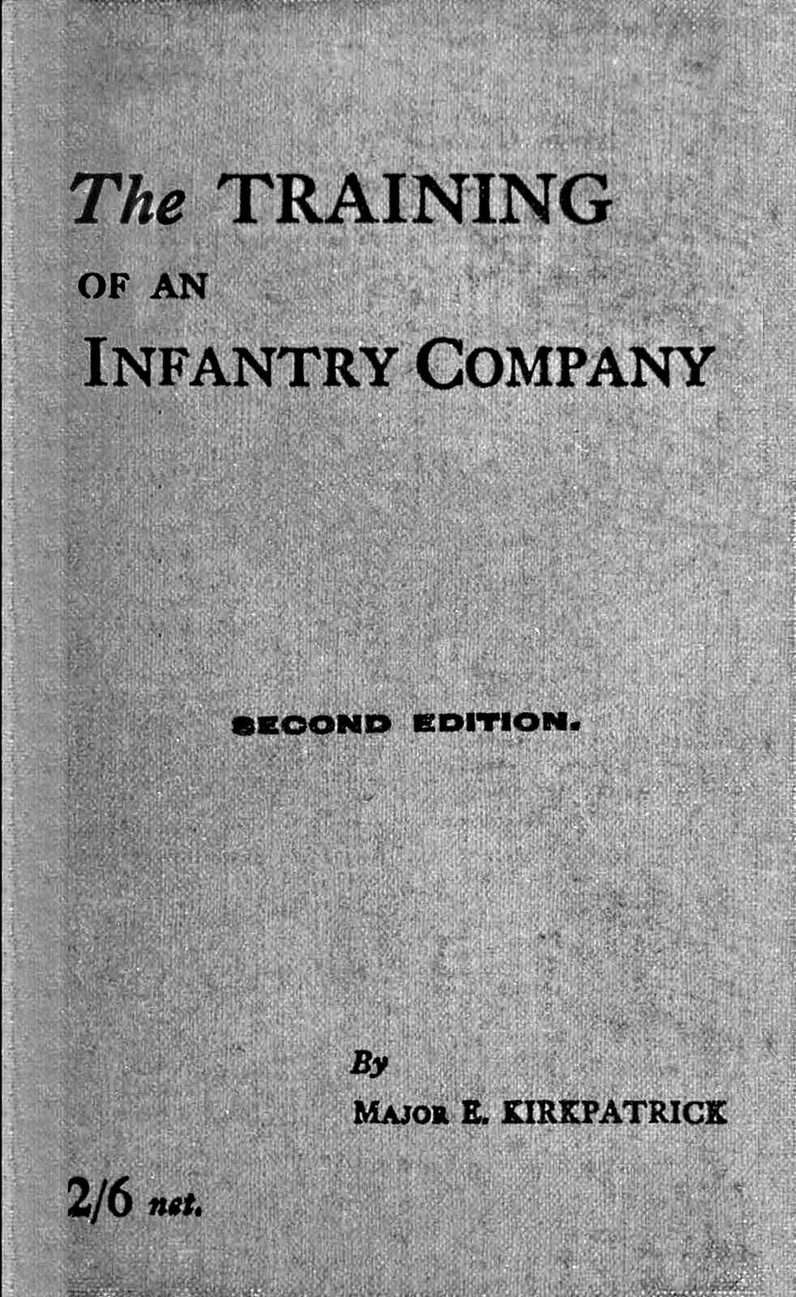 The Training of an Infantry Company