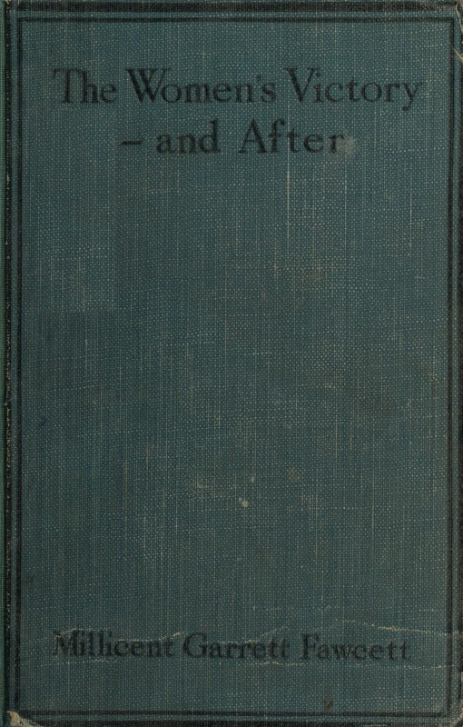 The Women's Victory—and After