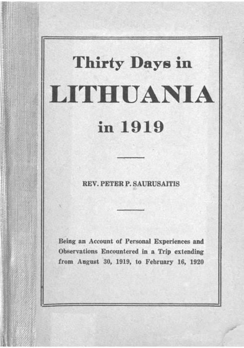 Thirty Days in Lithuania