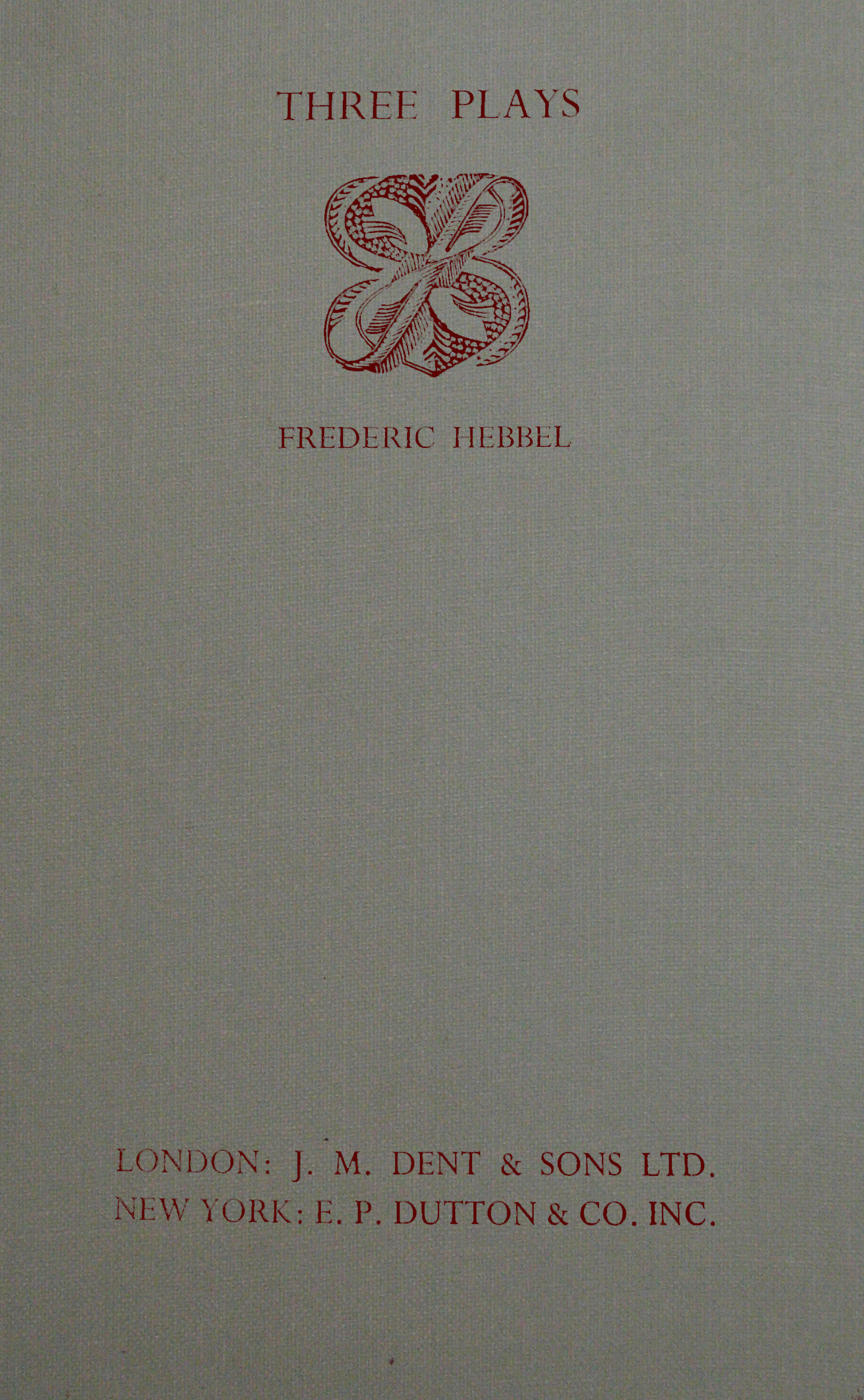 Three Plays