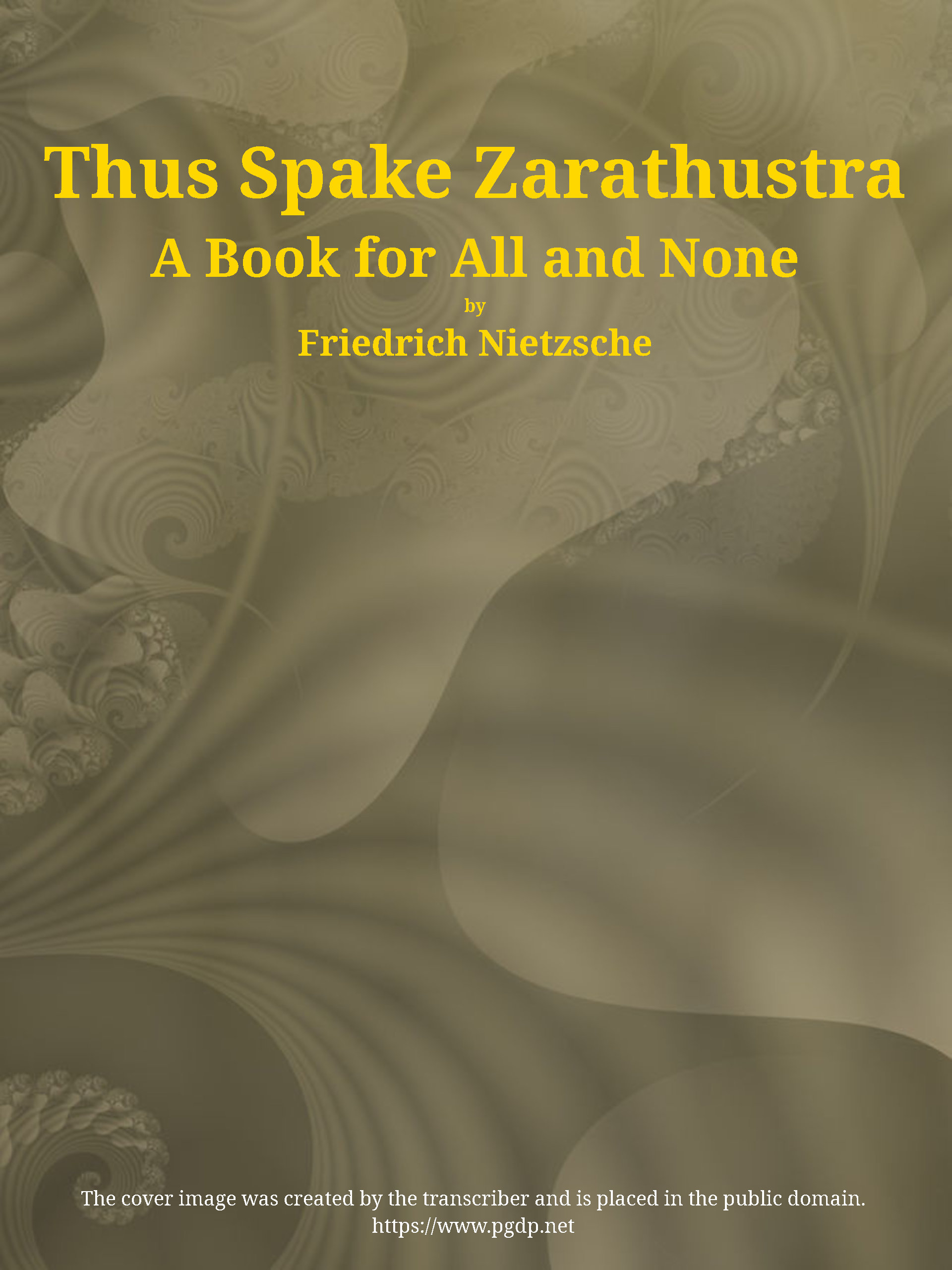 Thus Spake Zarathustra