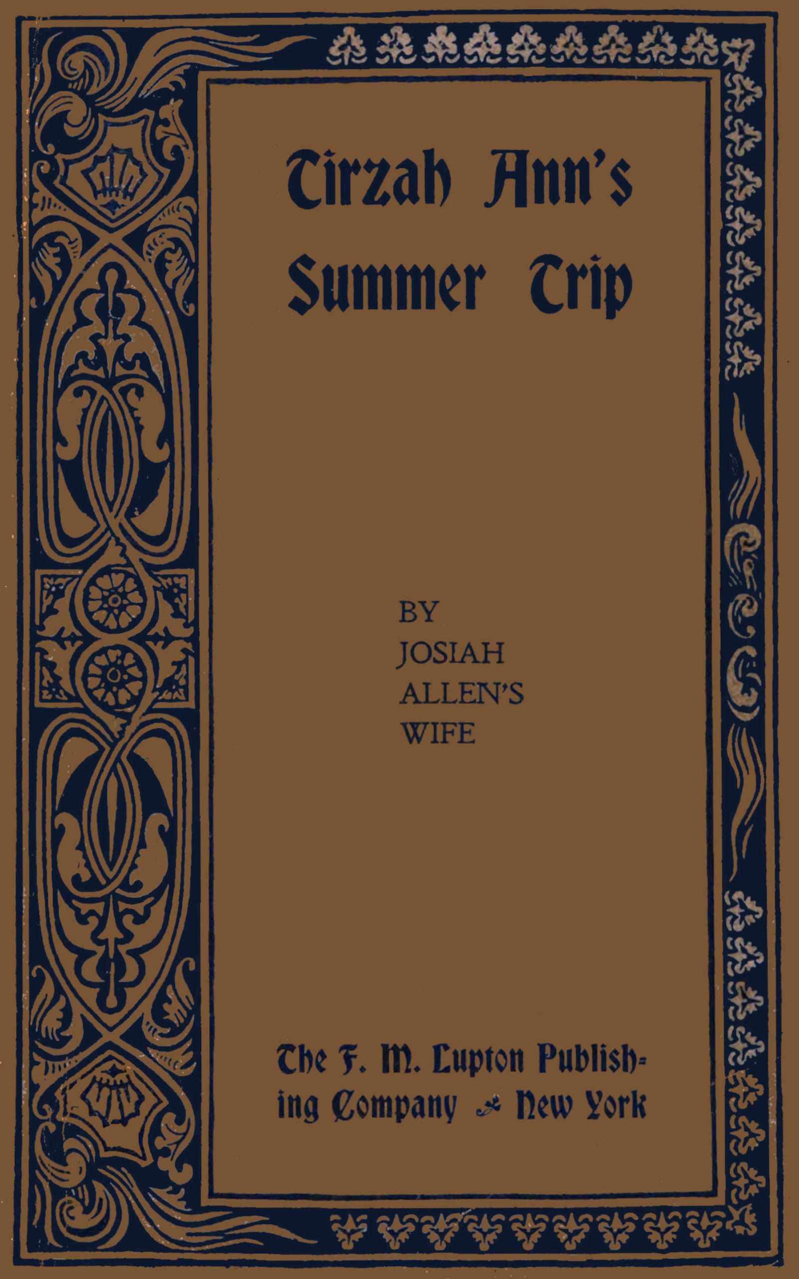 Tirzah Ann’s Summer Trip and Other Sketches