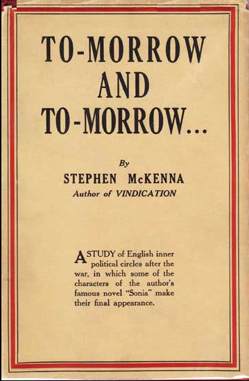 To-morrow and To-morrow