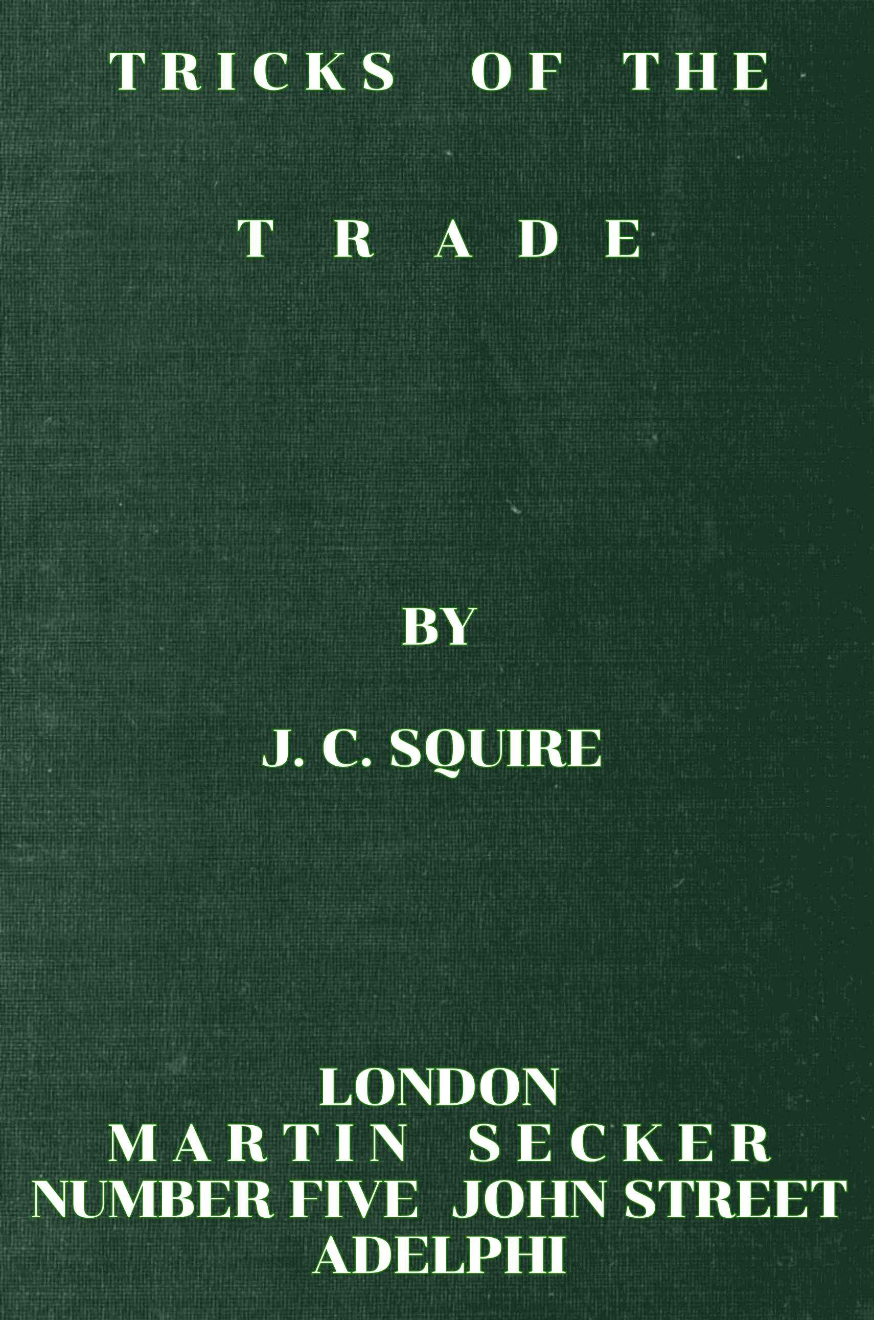 Tricks of the Trade