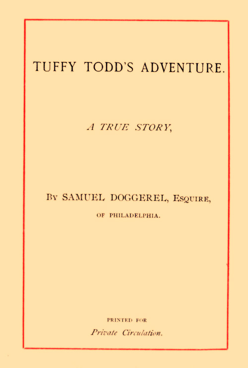 Tuffy Todd's Adventure