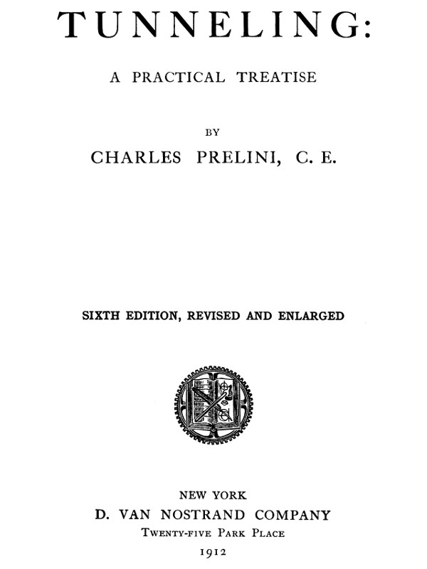 Tunneling: A Practical Treatise
