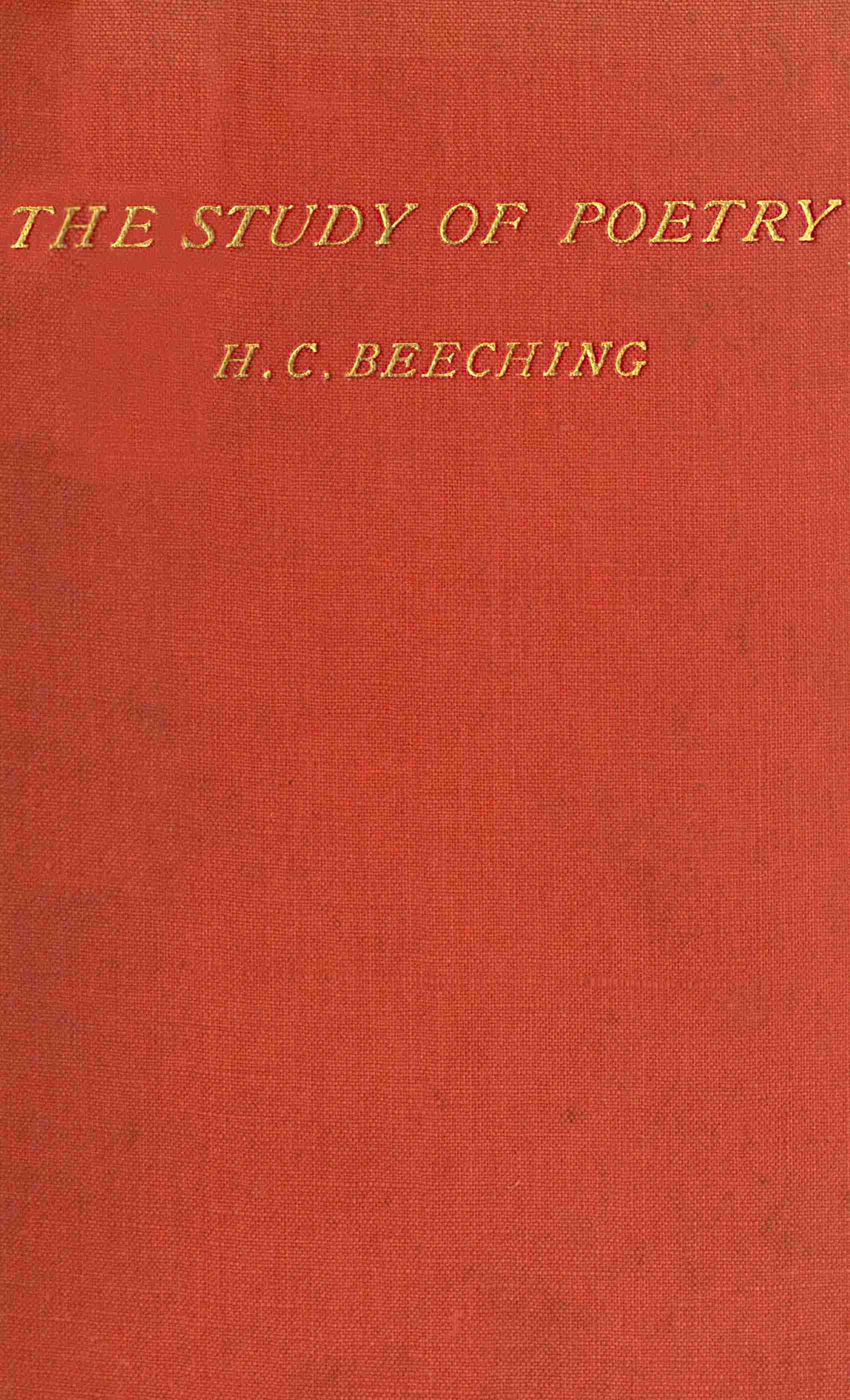 Two lectures introductory to the study of poetry