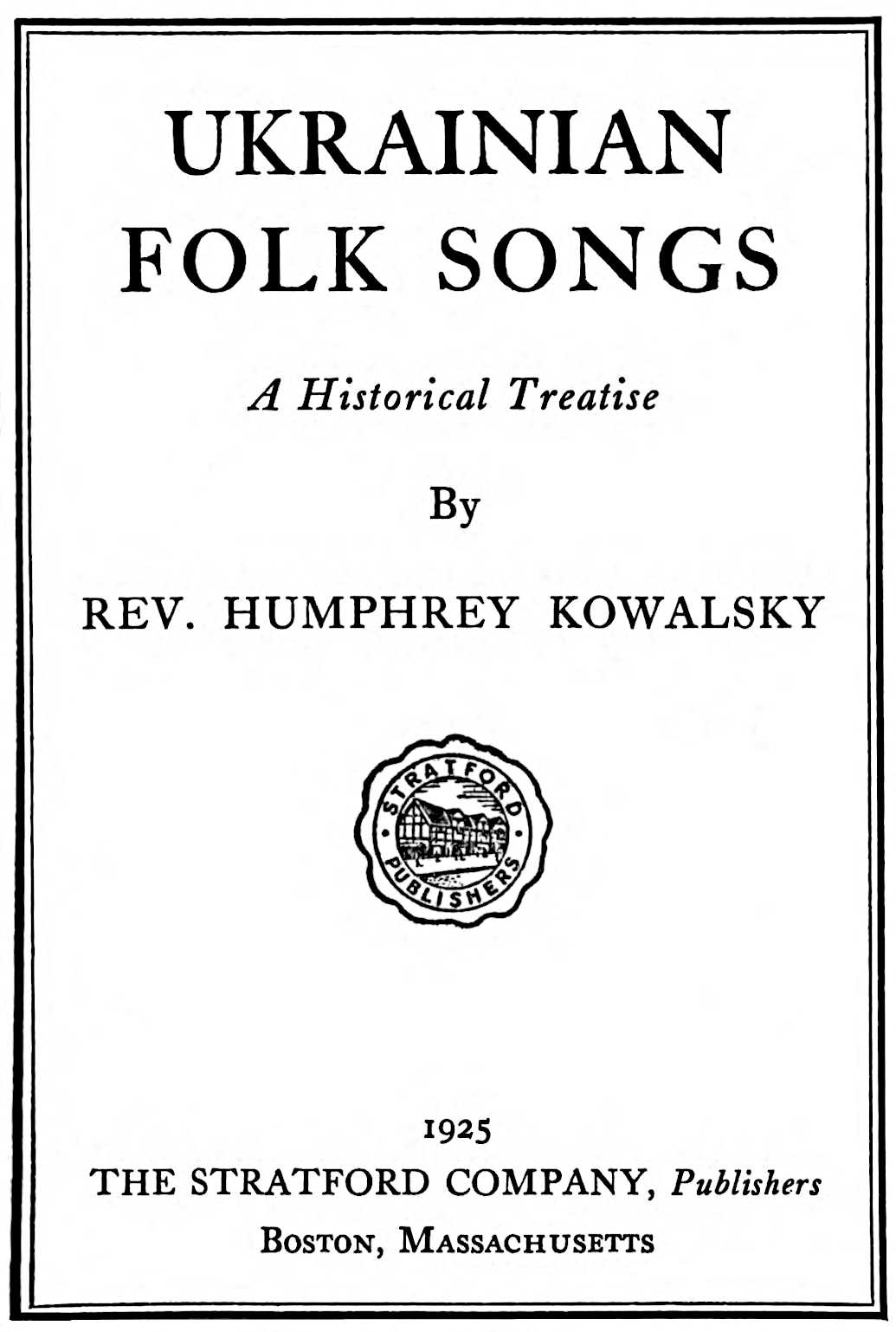 Ukrainian folk songs