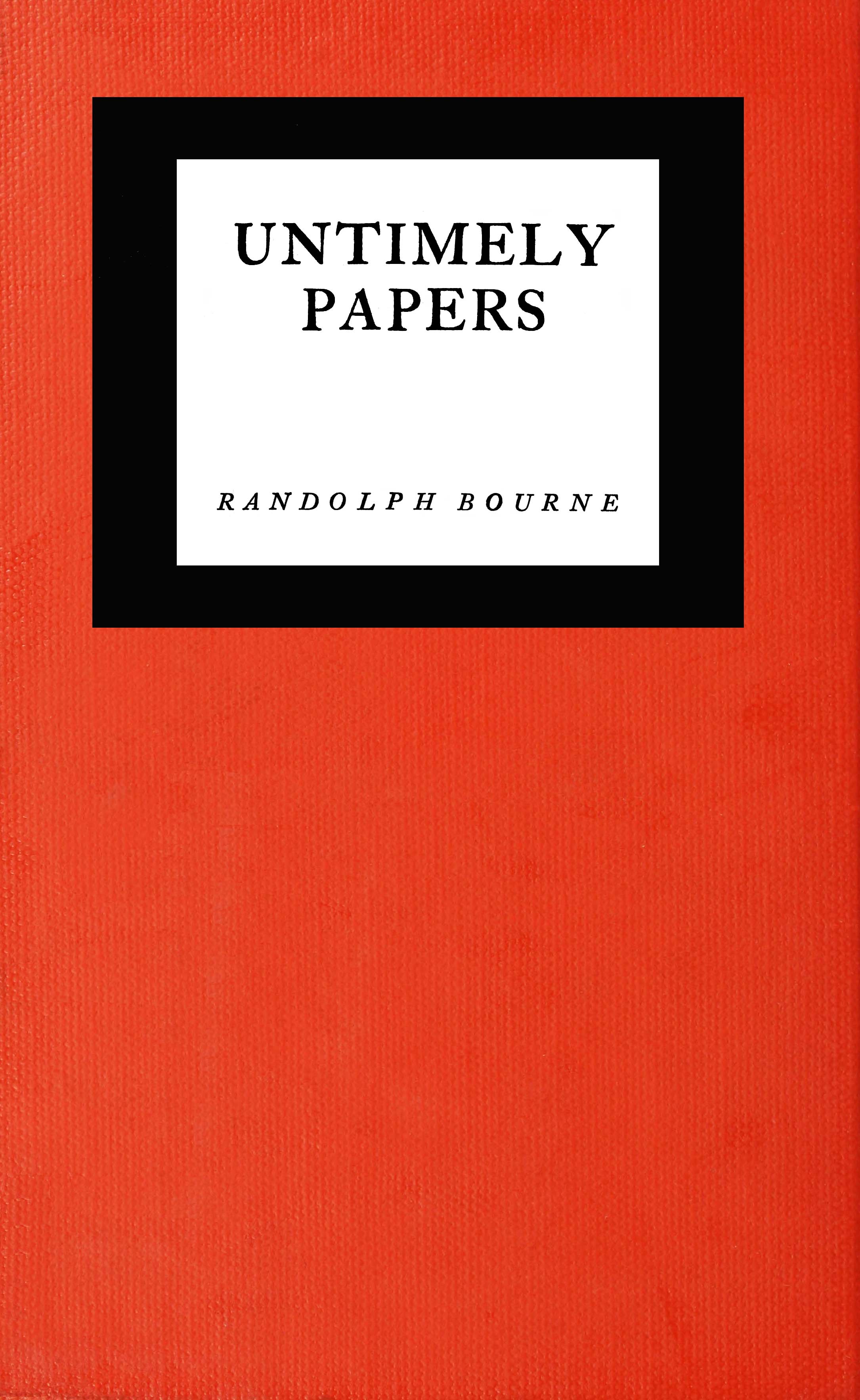 Untimely papers