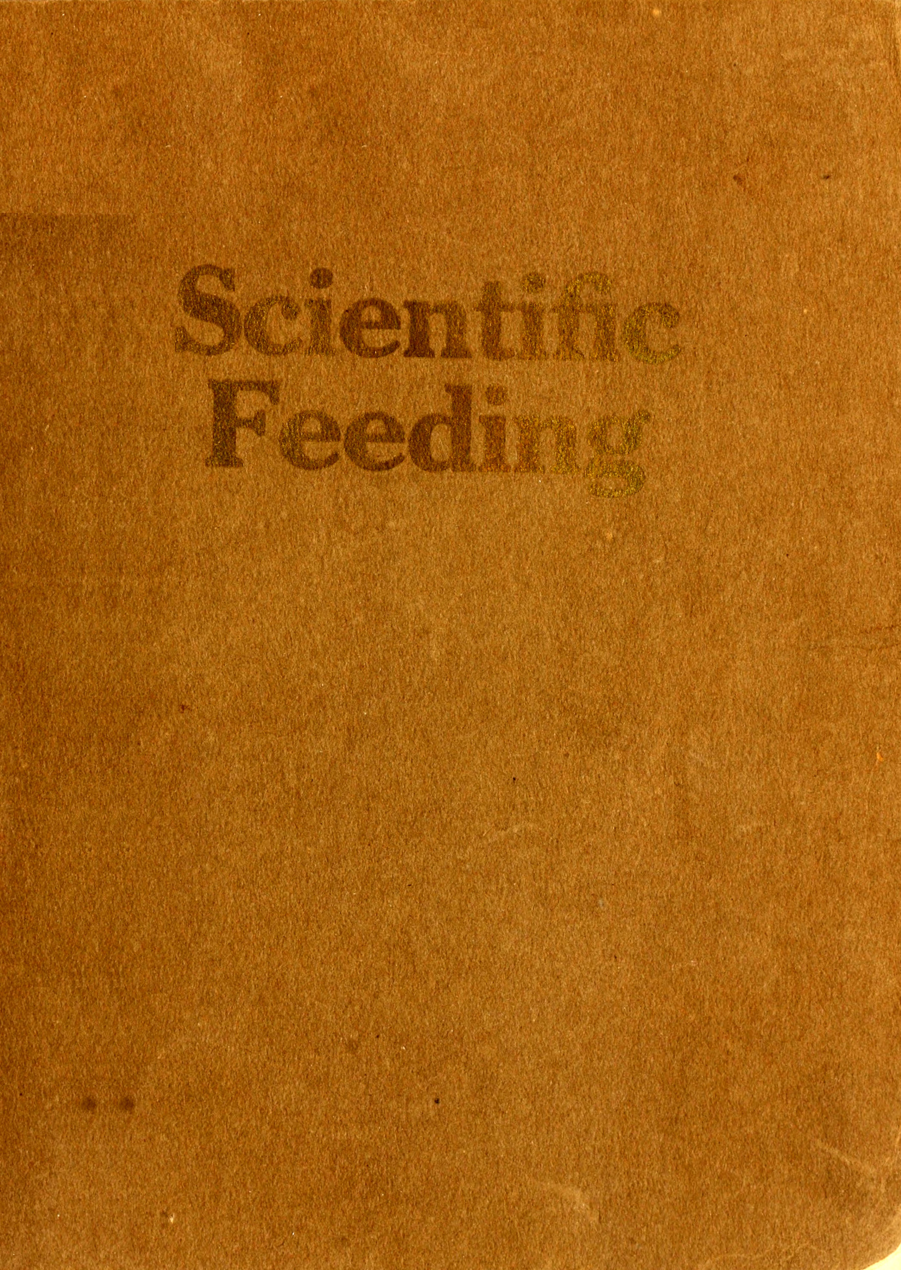Vegetarian Supplement to Scientific Feeding