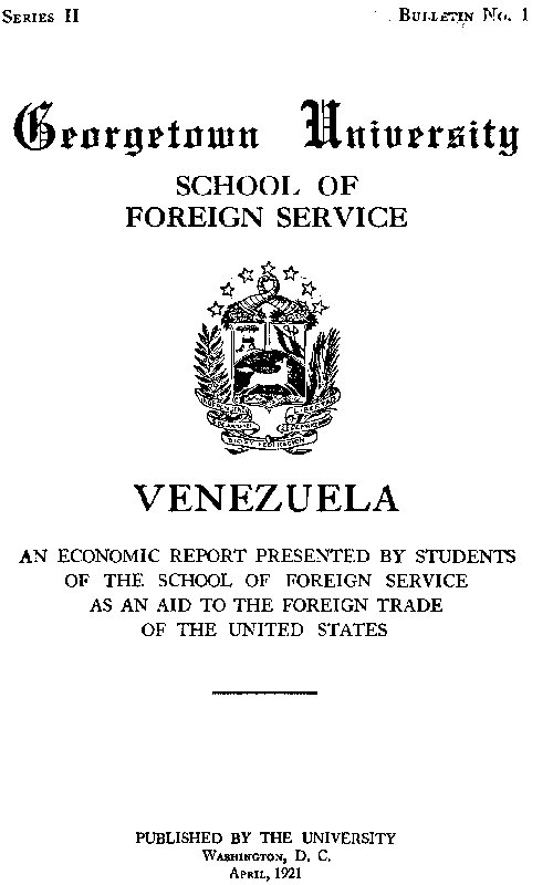 Venezuela. An economic report