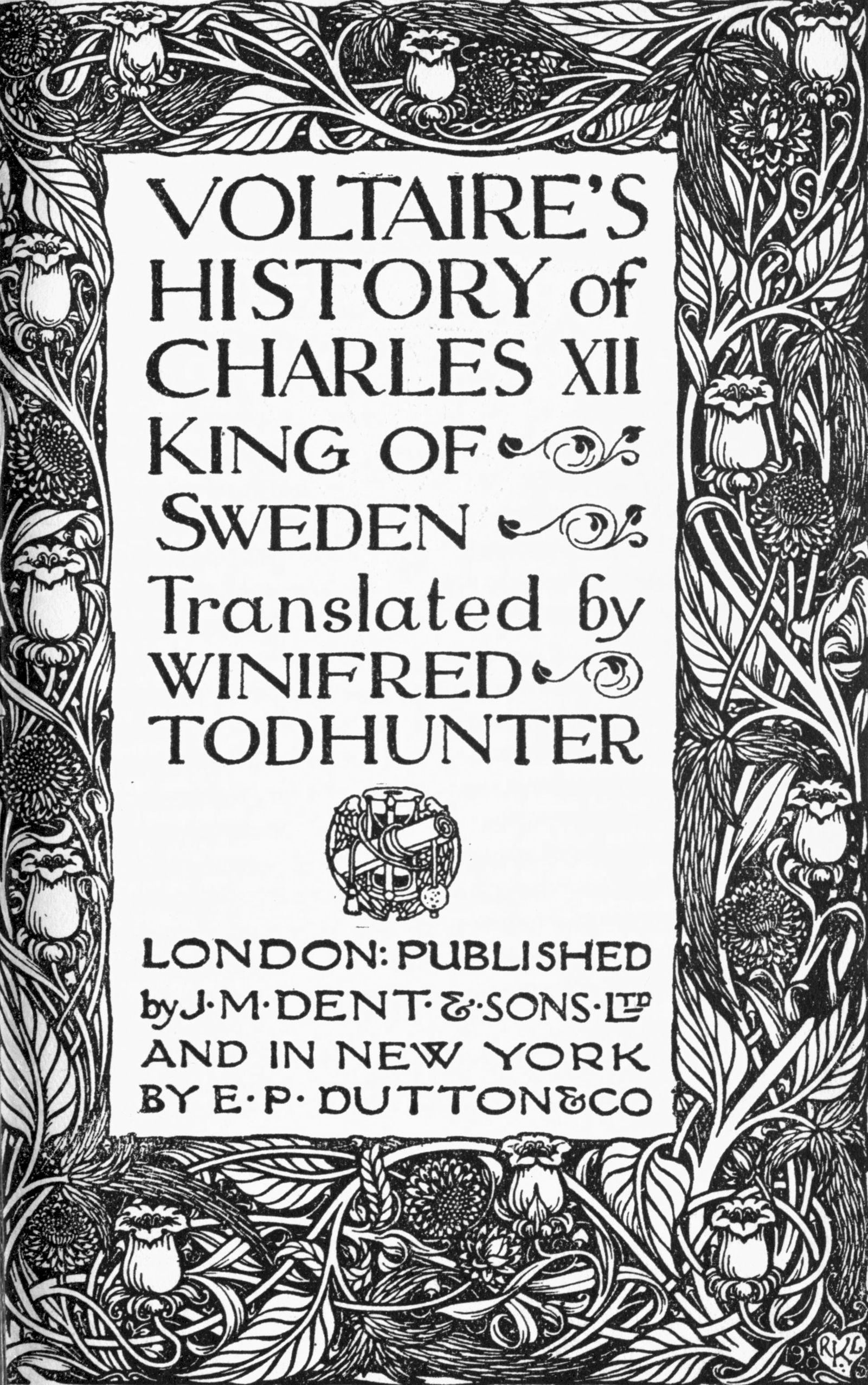 VOLTAIRE’S HISTORY OF CHARLES TWELFTH
