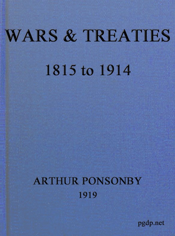 Wars and Treaties 1815 to 1914