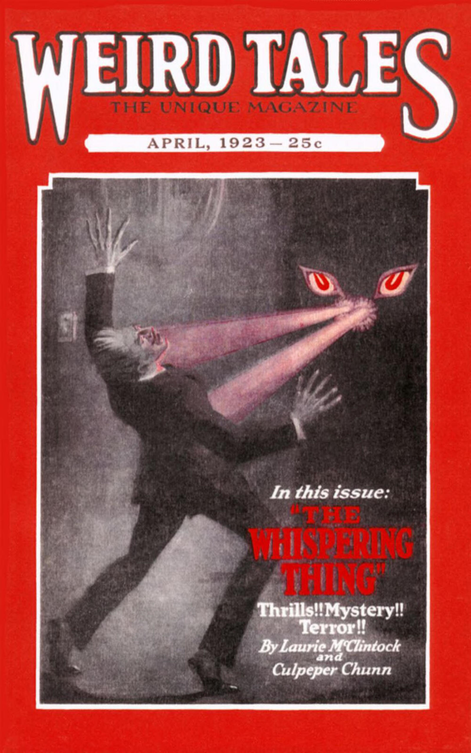 Weird Tales, Volume 1, Number 2, April 1923