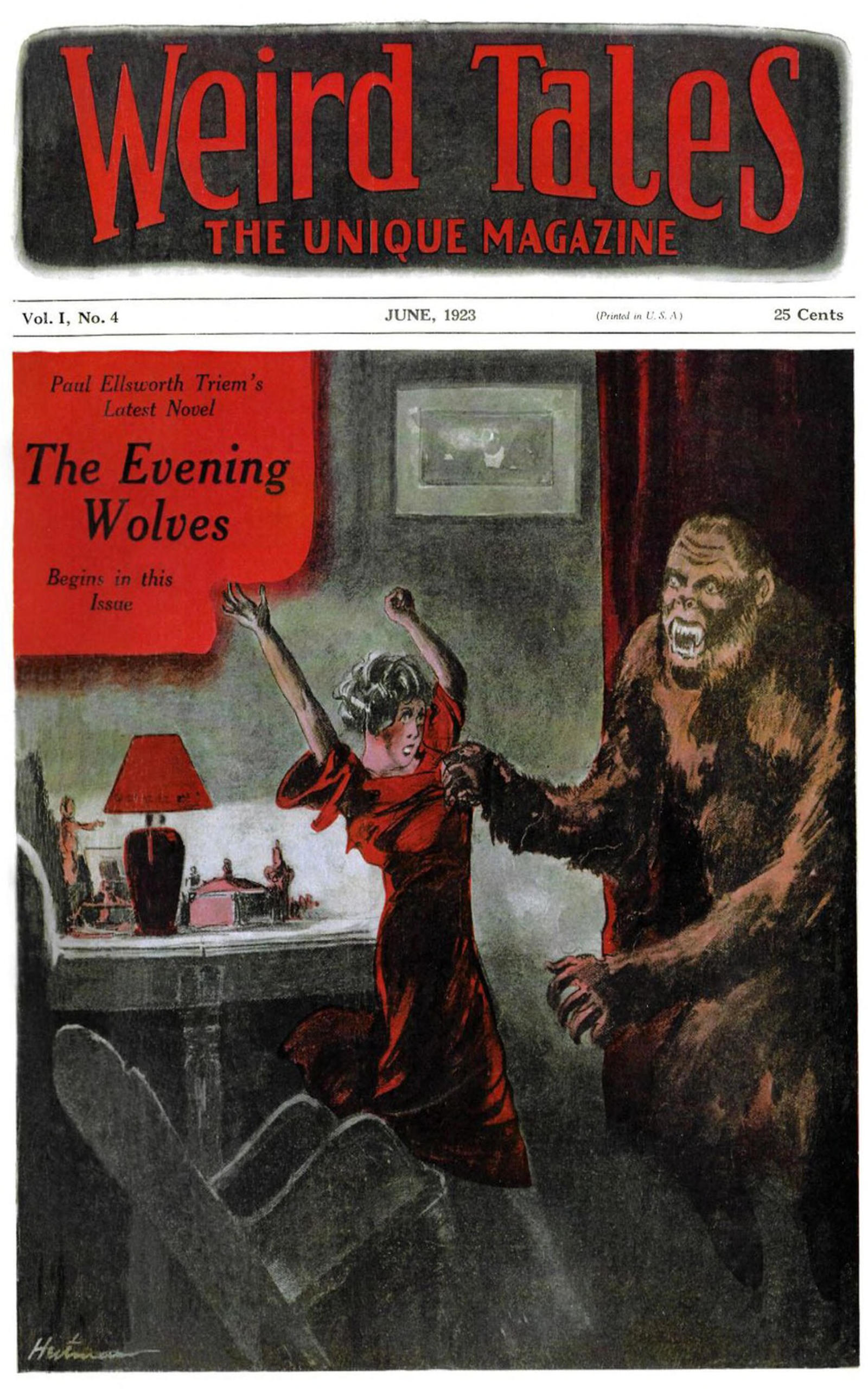 Weird Tales, Volume 1, Number 4, June 1923