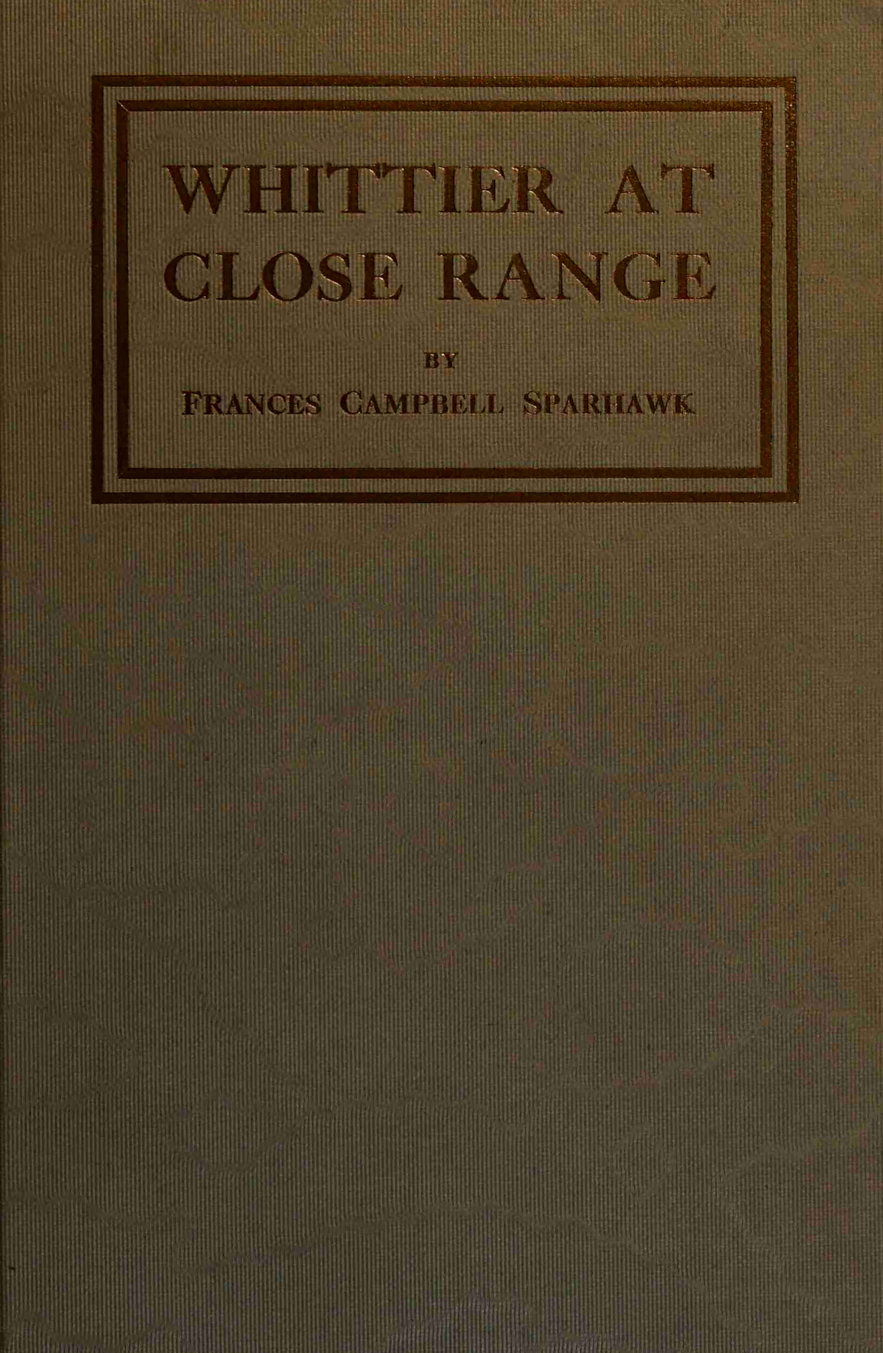 Whittier at close range