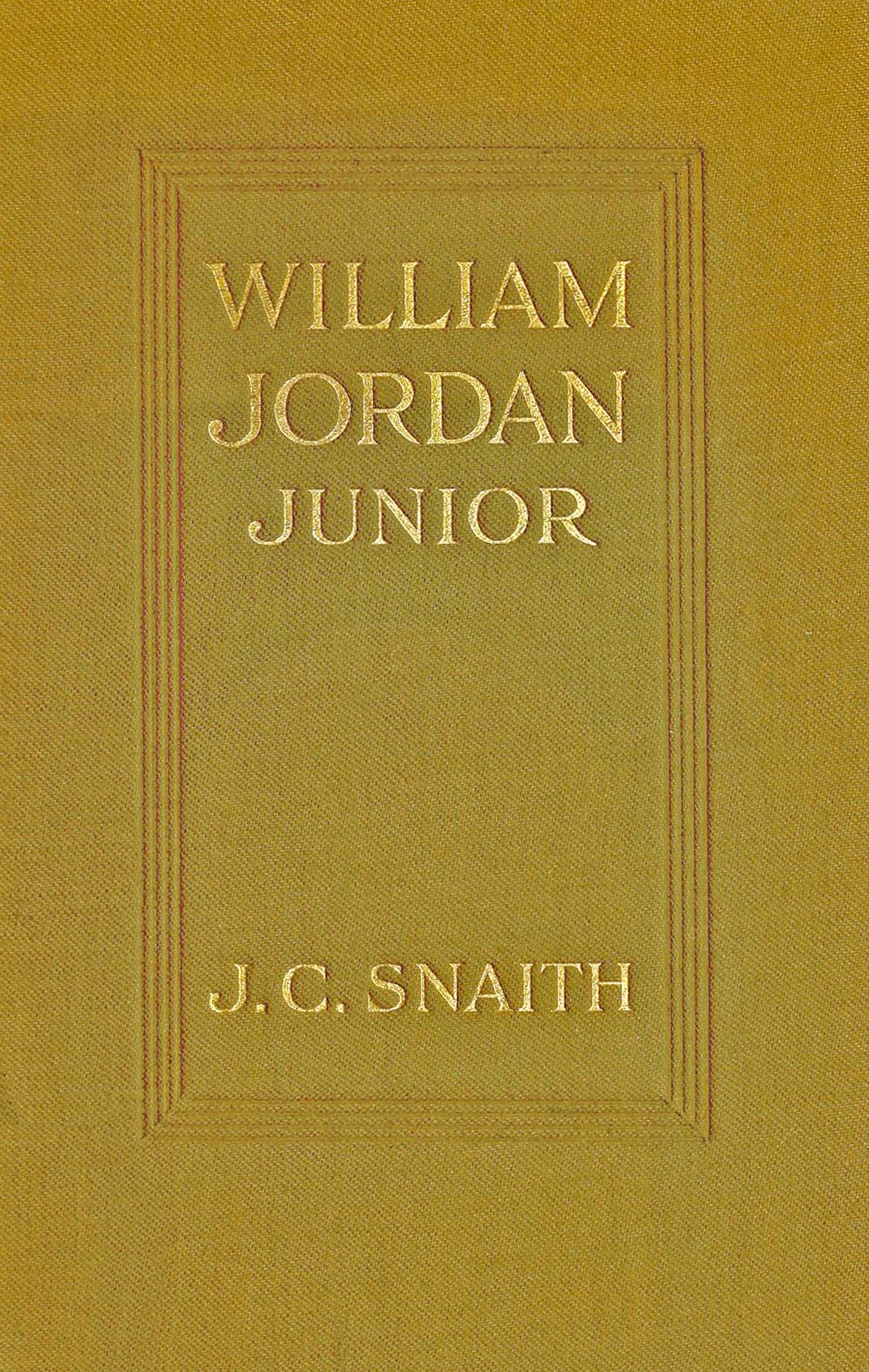 William Jordan, Junior