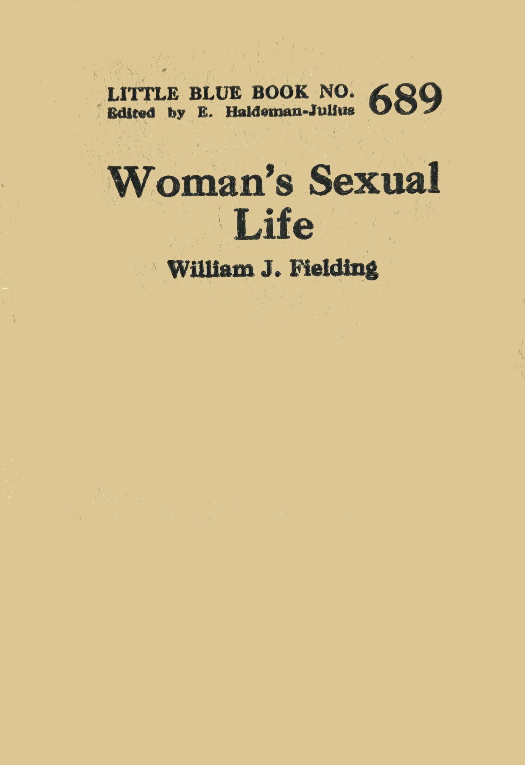 Woman's Sexual Life